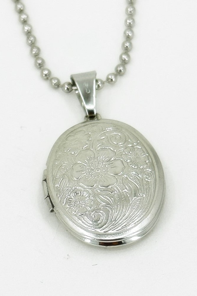 TD | Oval Necklace with Photo Frame Lid Gift for Valentine