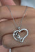 TD | Silver Necklace with Rose of My Heart Stone, Valentine's Gift