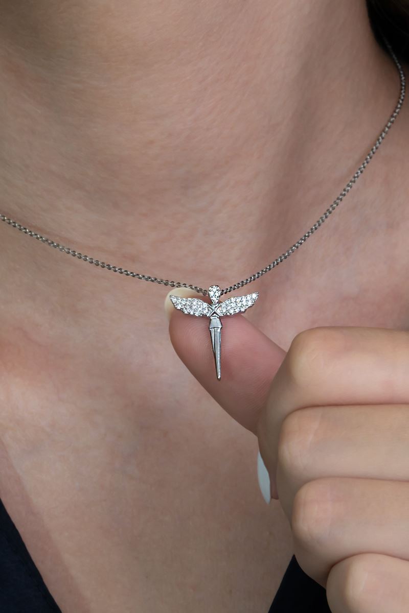 アクセサリー tightbooth ANGLE IRON NECKLACE - Silver tightbooth ANGLE IRON NECKLACE - Silver Jewelry Trends