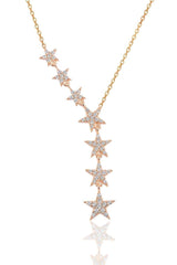 TD | Silver Shooting Star Necklace Valentine's Gift