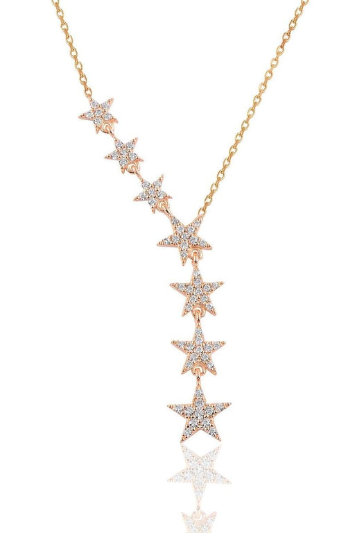 TD | Silver Shooting Star Necklace Valentine's Gift