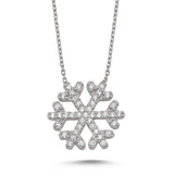 TD | Snowflake Silver Necklace