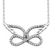 TD | Winged Infinity Women's Silver Necklace Valentine Gift for Wife or Mother