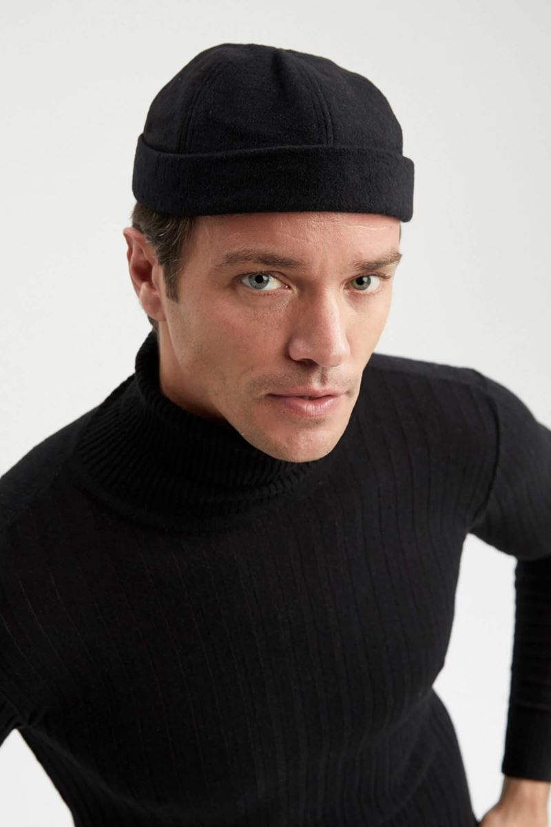 Taki | Winter Woolly Retro Docker Cap - Unisex Skullcap