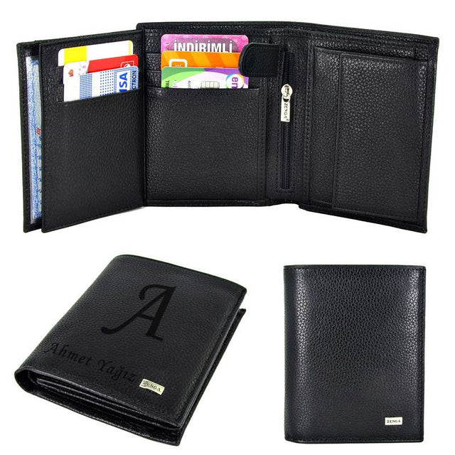 TD | Zenga Men's Leather Wallet - Multiple Compartments