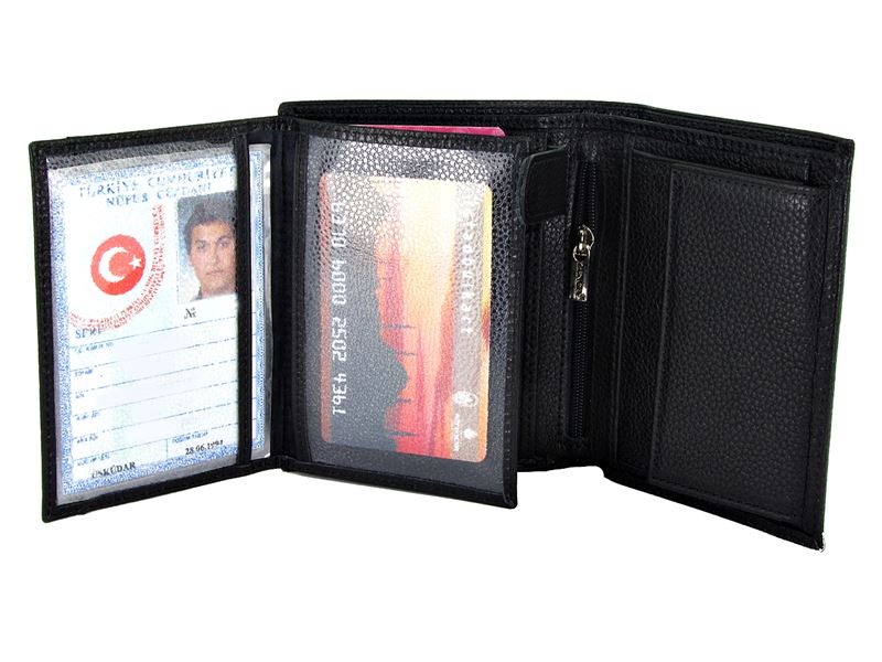 TD | Zenga Men's Leather Wallet - Multiple Compartments