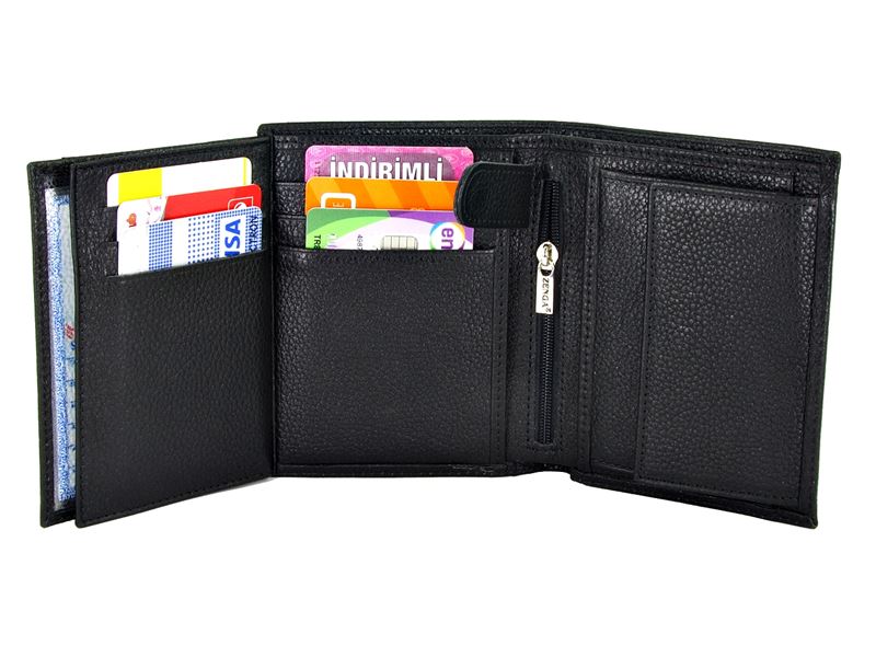 TD | Zenga Men's Leather Wallet - Multiple Compartments