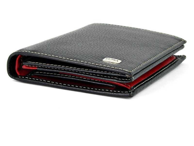 TD | Zenga Men's Leather Wallet - Multiple Compartments