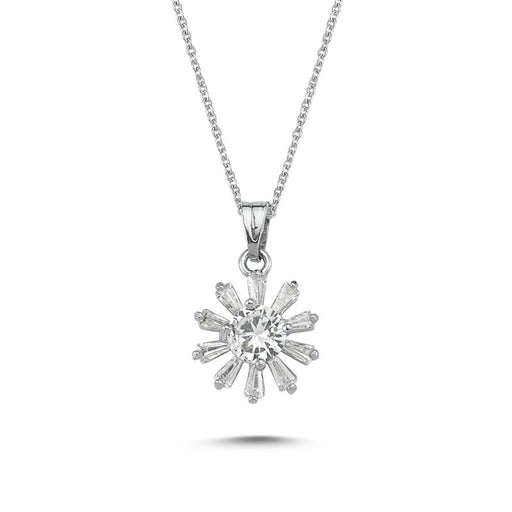 TD | Zircon Stone Daisy Model Women's Necklace