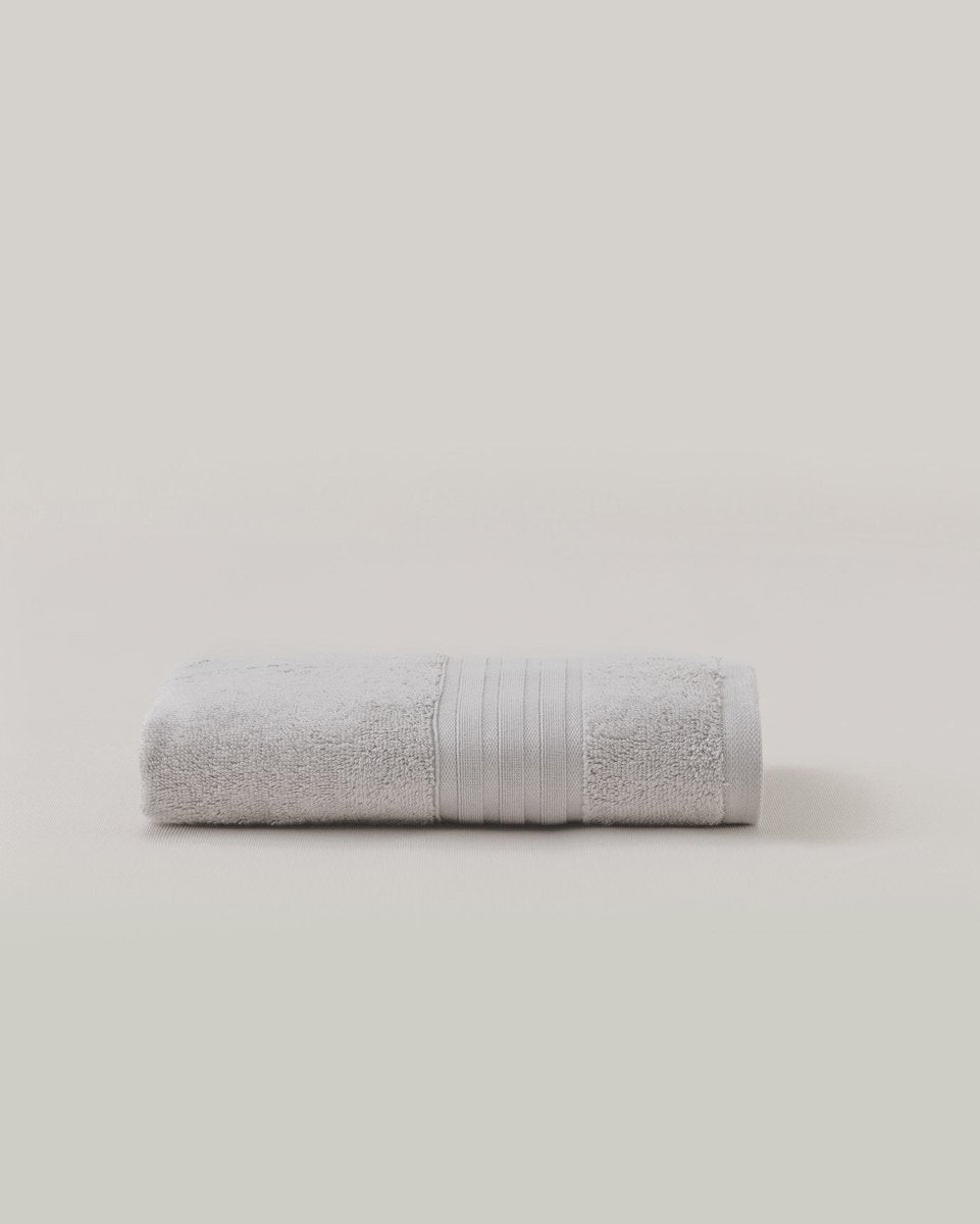 TENCEL Blend Face Towel, Ultra Soft & Absorbent, Light Gray - TryAladdin