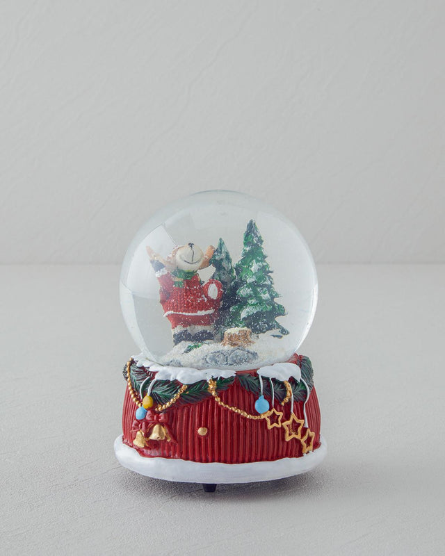 Premium Terrazzo Decorative Music Box Red