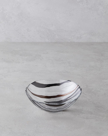 Premium-Terra-Glass-Serving-Bowl-16cm-Brown-Black