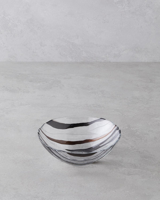 Premium-Terra-Glass-Serving-Bowl-16cm-Brown-Black