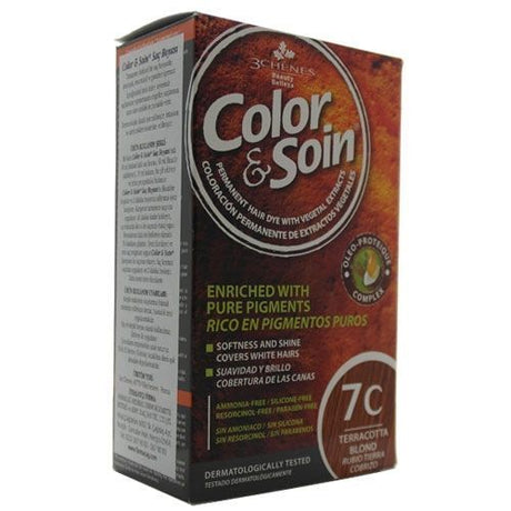 Terracotta Blonde Hair Dye Kit - Permanent Color 7C - TryAladdin