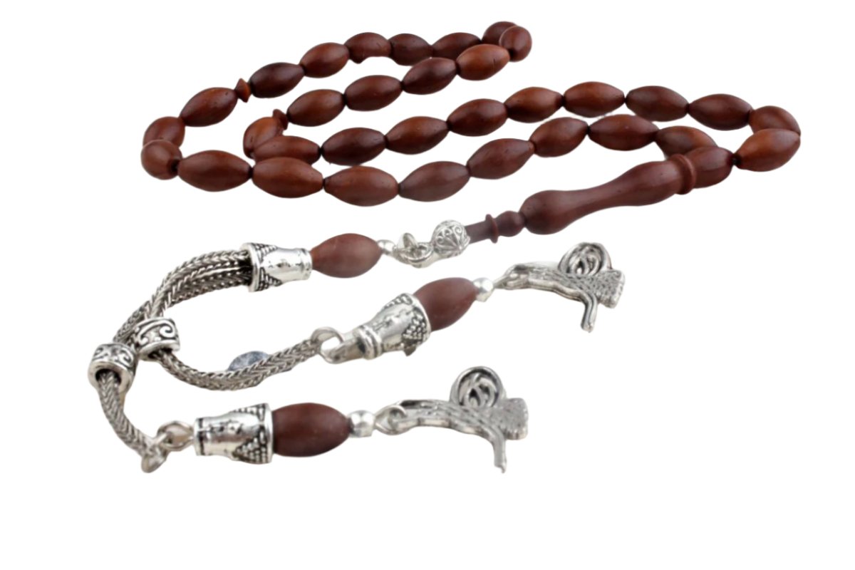 Tesbihevim | Kuka Wood Tasbih with Metal Tassel