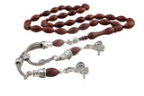 Tesbihevim | Kuka Wood Tasbih with Metal Tassel