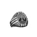 Tesbihevim | Men's Silver Ring with Tree of Life Symbol Pattern