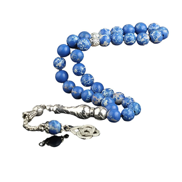 Tesbihevim | Natural Stone Tasbih with Varacite Stone