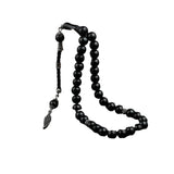 Tesbihevim | Oltu Stone Tasbih with Silver Tassel