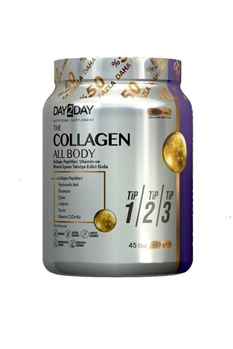 The Collagen All Body Powder - 450g, 45 Servings, Vanilla - TryAladdin