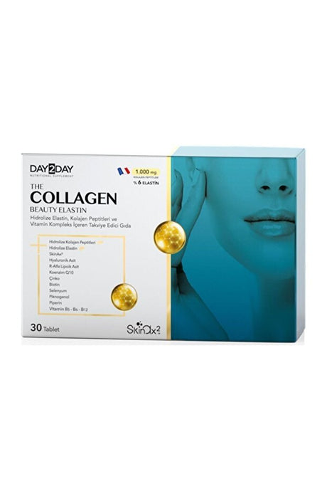 The Collagen Beauty Elastin Supplement - 30 Tablets, 1000mg - TryAladdin