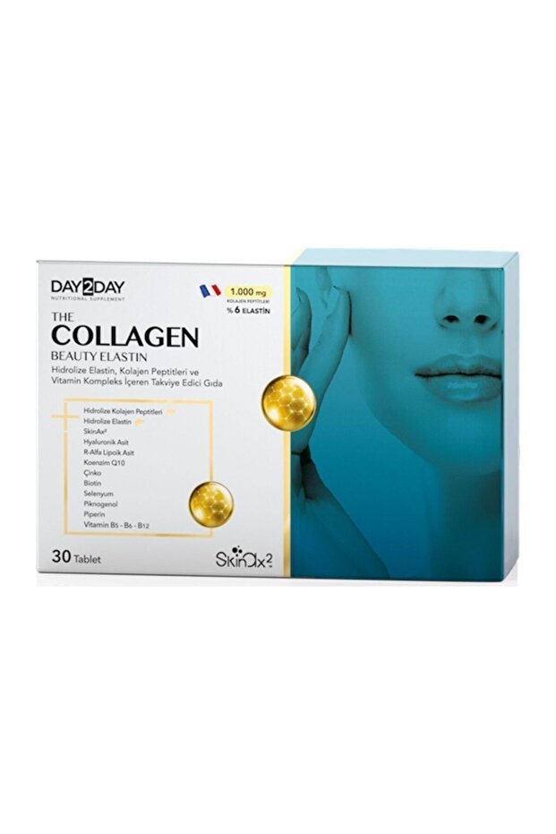The Collagen Beauty Elastin Supplement - 30 Tablets, 1000mg - TryAladdin