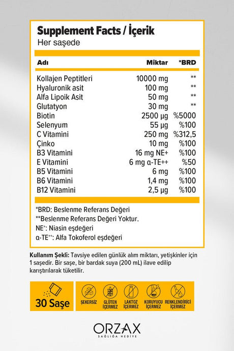 The Collagen Beauty Intense - Pineapple, 10000mg, 30 Sachets - TryAladdin