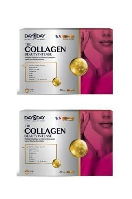 The Collagen Beauty Intense Strawberry - 10000mg (2 Boxes) - TryAladdin