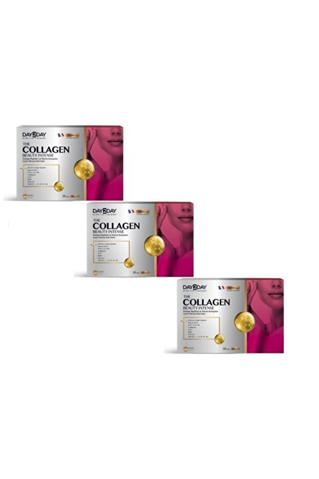 The Collagen Beauty Intense - Strawberry, 30 Sachets x 3 - TryAladdin