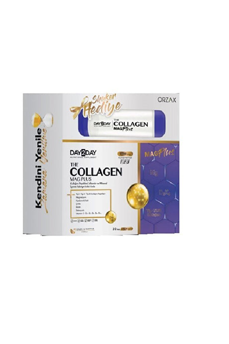 The Collagen Mag Plus - Strawberry Watermelon, 30 Sachets + Shaker - TryAladdin