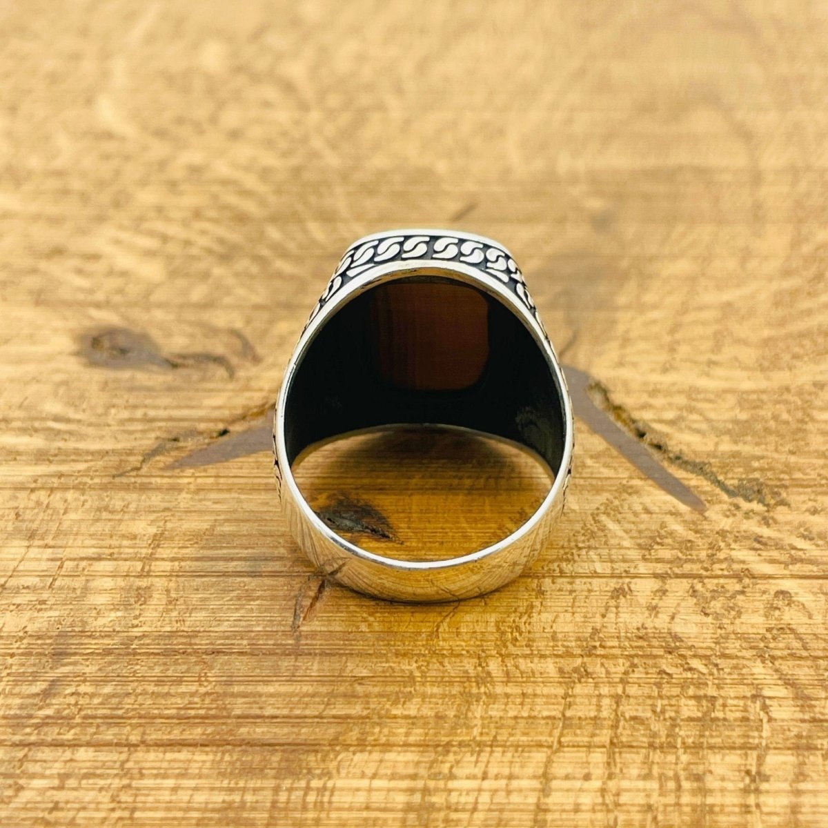 Tiger's Eye Silver Ring