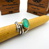 Timeless Green Tourmaline Women's Ring