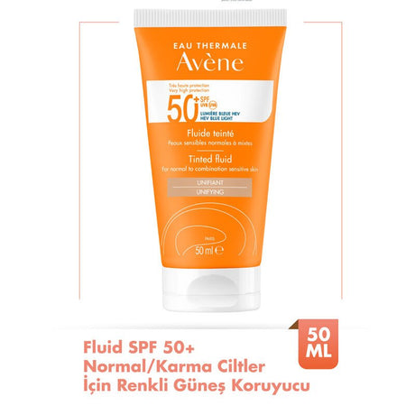 Tinted Fluid SPF 50+ - Ultra - Light Broad Spectrum UV & Blue Light Protection - TryAladdin