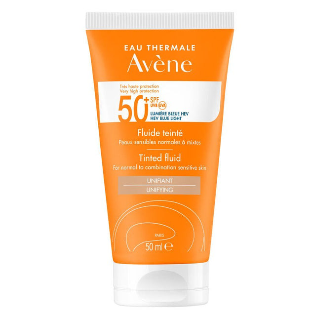 Tinted Fluid SPF 50+ - Ultra - Light Broad Spectrum UV & Blue Light Protection - TryAladdin
