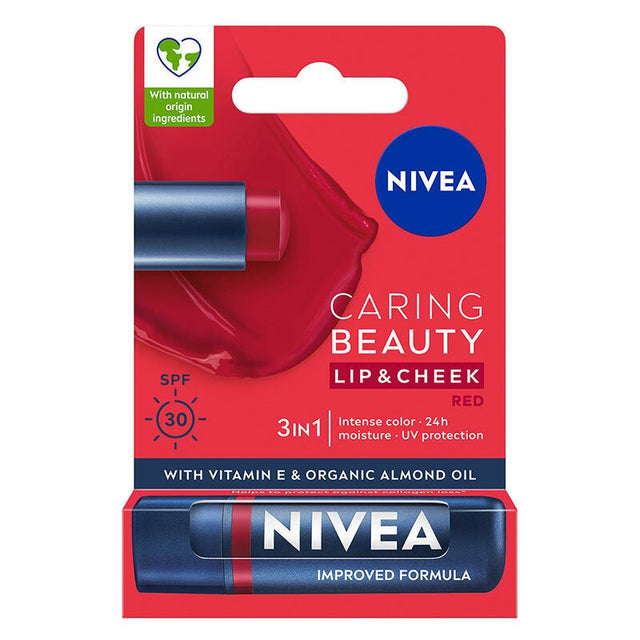 Tinted Lip & Cheek Balm - Hydrating SPF 30 with Vitamin E & Shea - TryAladdin