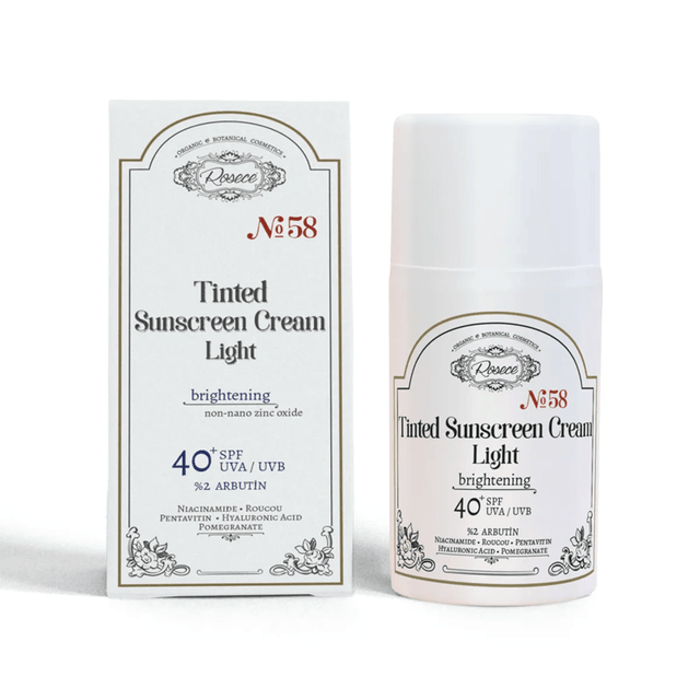 Tinted Mineral Sun Cream SPF 40+ - Brightening & Tone - Evening with Niacinamide - TryAladdin