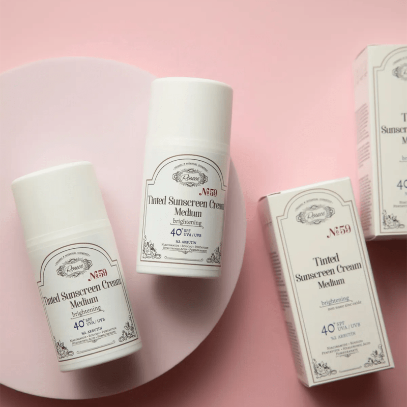 Tinted Mineral Sun Cream SPF 40+ - Brightening & Tone - Evening with Niacinamide - TryAladdin