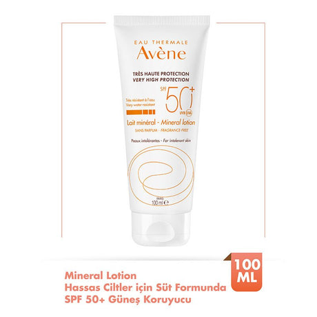 Tinted Mineral Sunscreen Lotion - SPF 50+ UVA/UVB for Sensitive Skin - TryAladdin