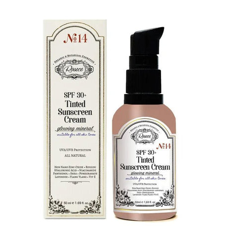 Tinted Mineral Sunscreen - SPF 30+ Hydrating Tone - Evening Cream - TryAladdin