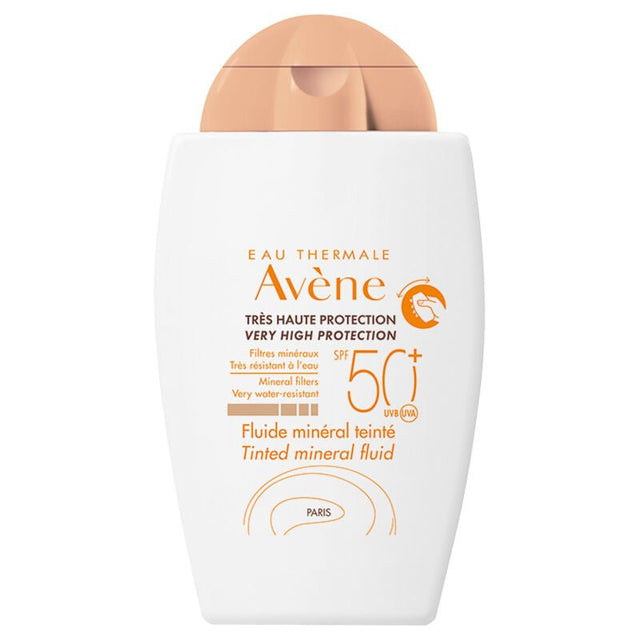 Tinted Mineral Sunscreen SPF 50+ - Tone - Evening Fluid for Sensitive Skin - TryAladdin