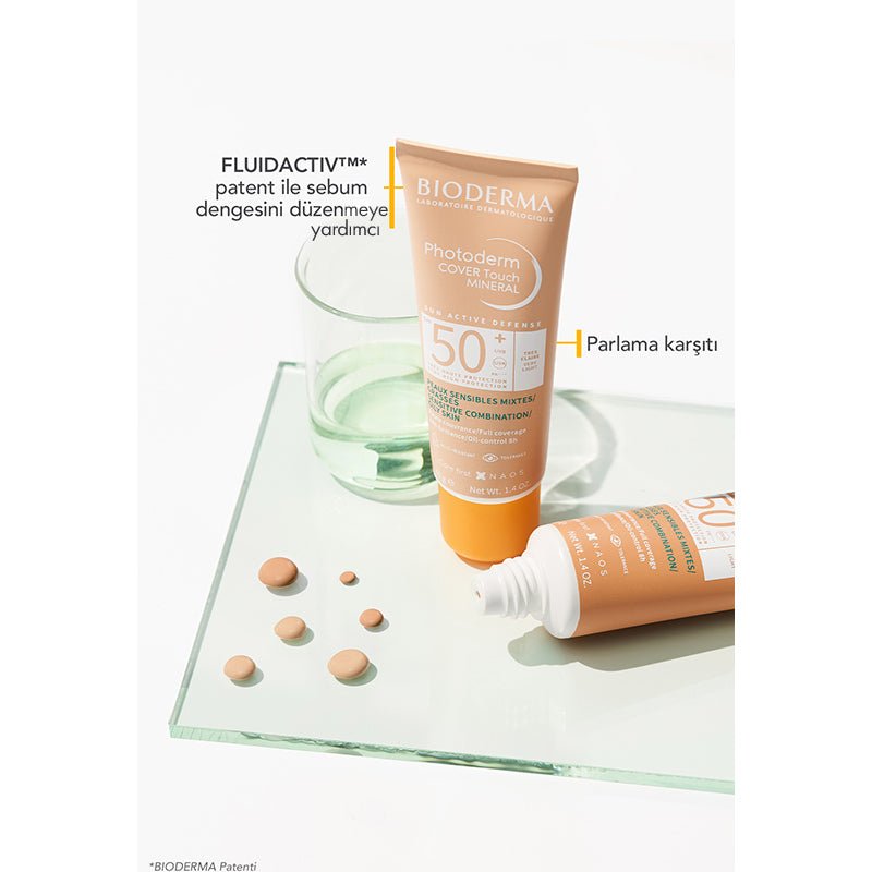 Tinted Mineral Sunscreen - SPF50+ High Coverage Mattifying Cream for Oily Skin - TryAladdin