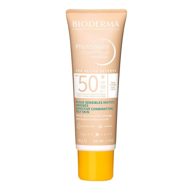 Tinted Mineral Sunscreen - SPF50+ High Coverage Mattifying Cream for Oily Skin - TryAladdin
