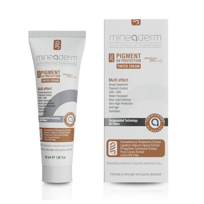 Tinted Sunscreen Cream - SPF 50+ Anti - Spot & Anti - Aging with Hyaluronic Acid - TryAladdin
