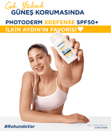 Tinted Sunscreen Cream SPF50+ Antioxidant & Anti - Pollution Defense - TryAladdin