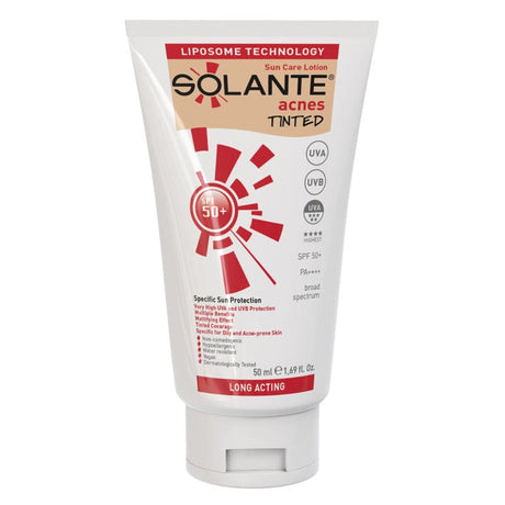 Tinted Sunscreen Lotion - SPF 50+ Mattifying Coverage for Oily & Uneven Skin - TryAladdin