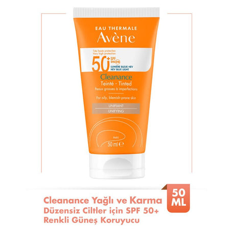 Tinted Sunscreen SPF 50+ for Oily & Blemish - Prone Skin with TriAsorB & Monolaurin - TryAladdin