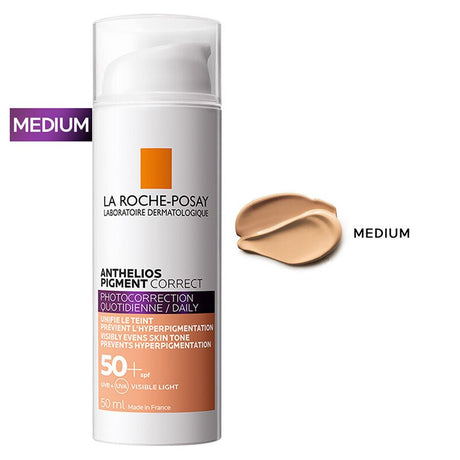 Tinted Sunscreen SPF 50+ - Pigment Correcting & Skin Tone Evening Cream - TryAladdin