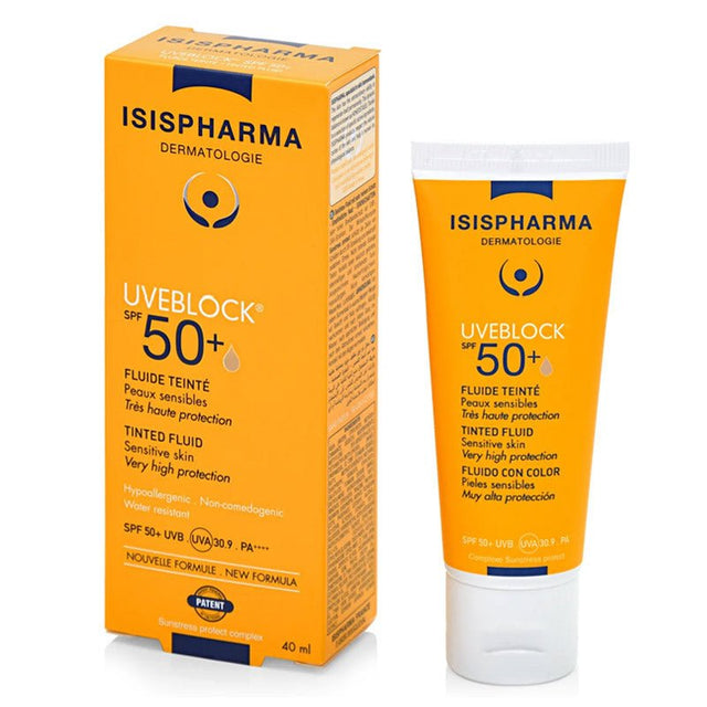 Tinted Sunscreen - Very High Broad - Spectrum UVA/UVB/Blue Light Protection Fluid - TryAladdin