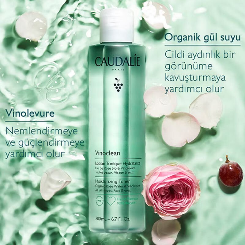 Toner - Vinolevure & Rose Water Hydrating Makeup Remover - TryAladdin