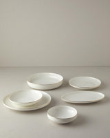 Premium Gold Accent Porcelain Dinnerware Set   27 Piece 6 Person